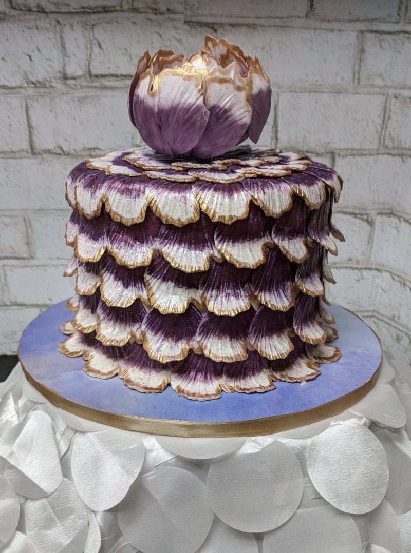 Peony Petal Cake by Erin Purdey