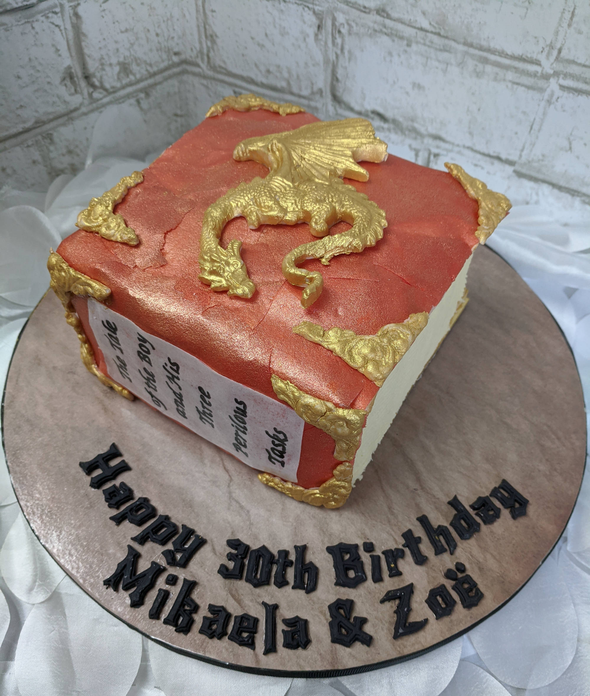 Wizard Book Cake by Erin Purdey