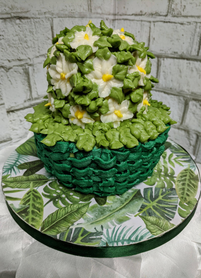 Basket of Flowers Cake by Erin Purdey