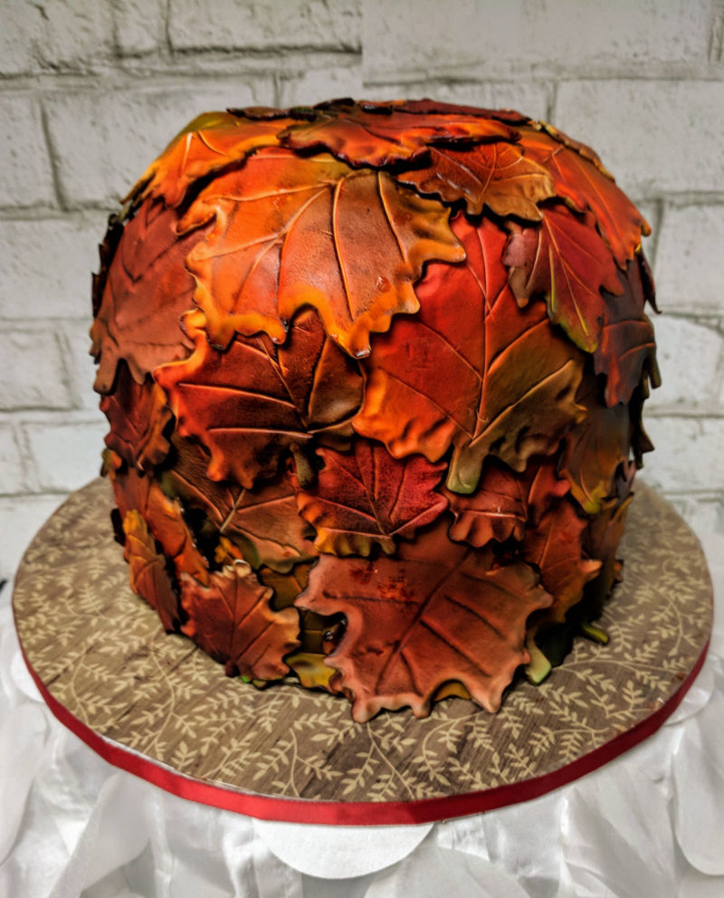 Pile of Leaves Cake by Erin Purdey